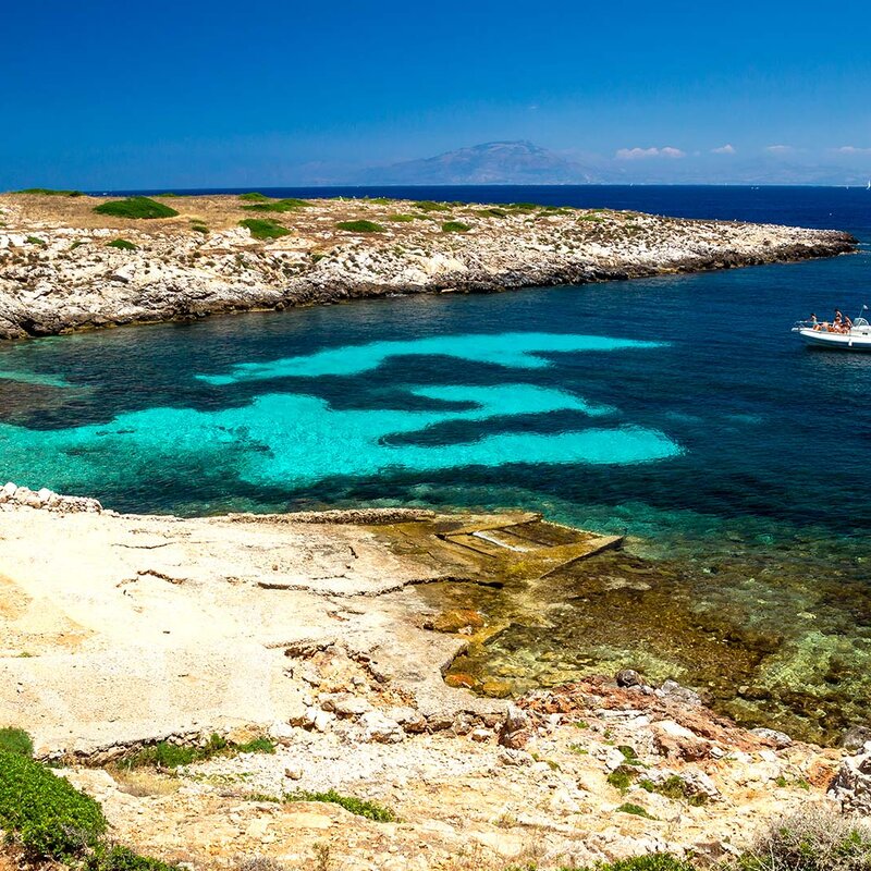 Cala Minnola a Levanzo